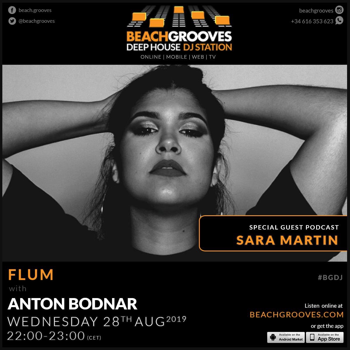 djsaramartin's tweet photo. 28.08 radioshow on @beachgrooves ▶️
.
.
.
.
#saramartin #djsaramartin #beachgrooves #radio #marbella #spain #radioshow #flum #housemusic #techhouse #afrohouse #femaledj #bgdj https://t.co/Y9WDE9A7zH