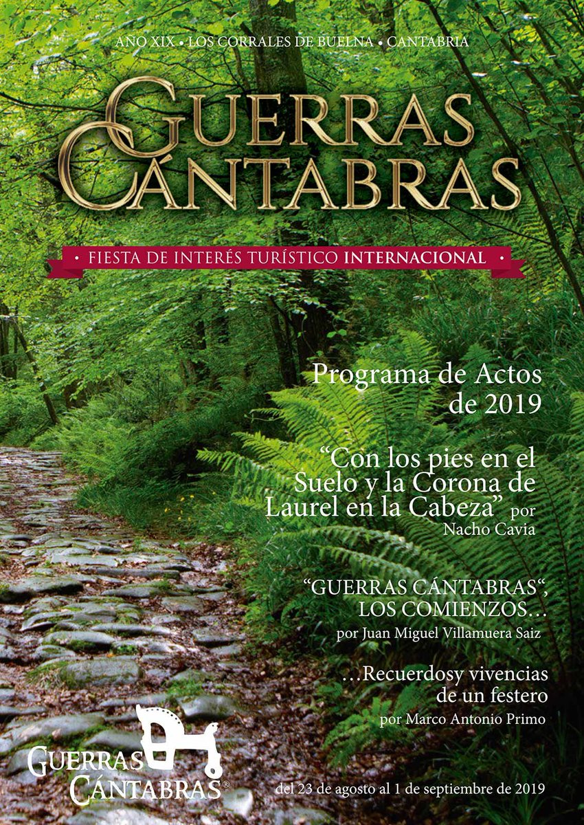 aguecan's tweet photo. Pincha este enlace para ver o descargar tu revista Guerras Cántabras 2019 https://t.co/Rgojt78p36 https://t.co/CvDL5RwomI