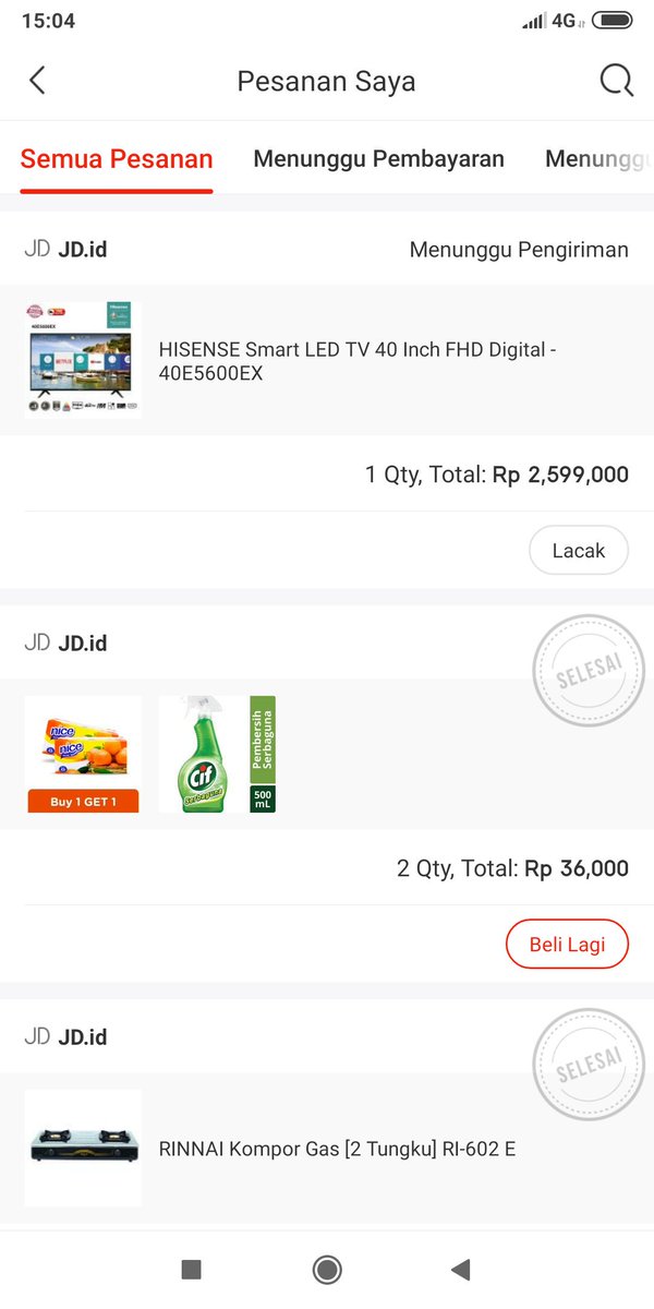 Nuryanto28's tweet photo. @JDid Seperti ini terus kak setiap tracking pesanan, sudah beberapa hari ini. https://t.co/JDozSHCBYo