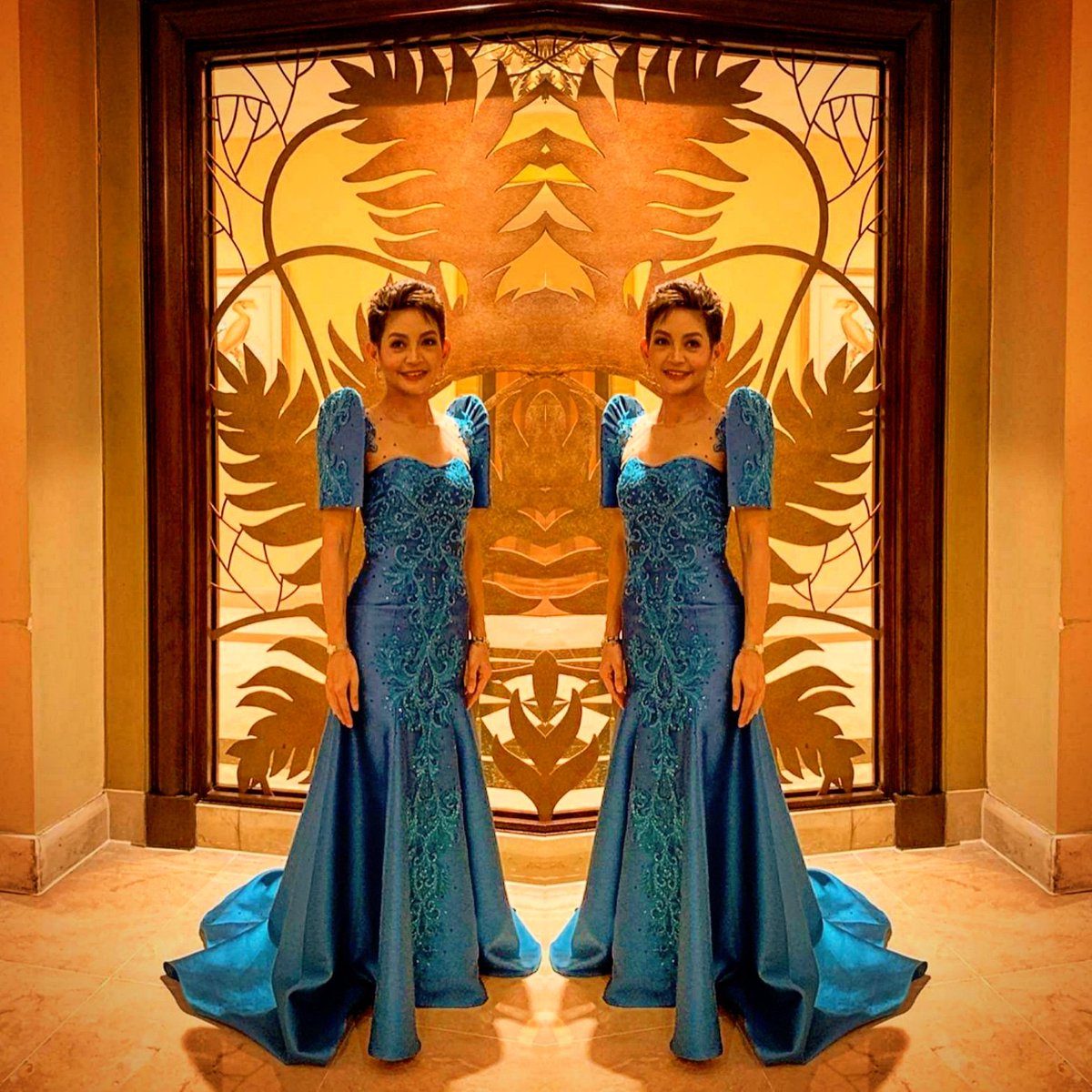 filipiniana mermaid gown