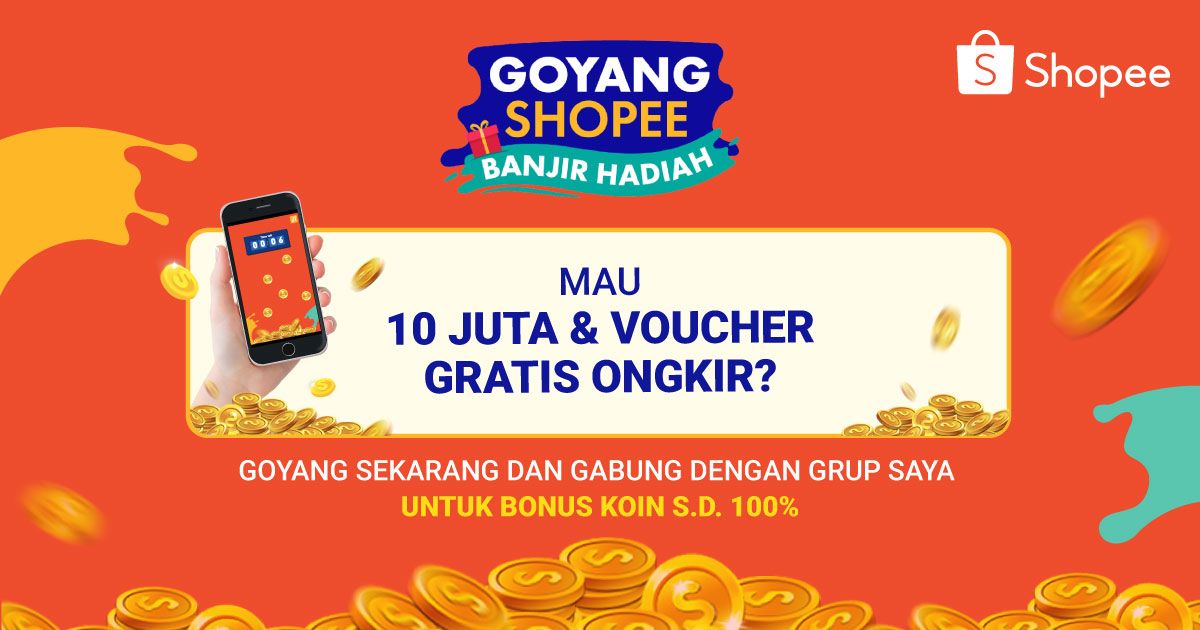 UTSTORE8's tweet photo. Yuk gabung grup Goyang Shopee aku, Bonus koin hingga 100% dengan main bersama grup! https://t.co/Q8pSwb8ZGe https://t.co/5U0erhCNUz
