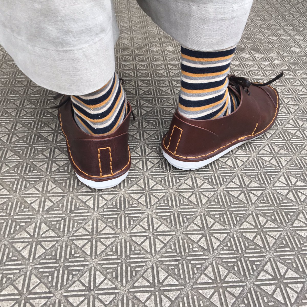 YASUO_TANAKA_'s tweet image. #loper #proef #革靴