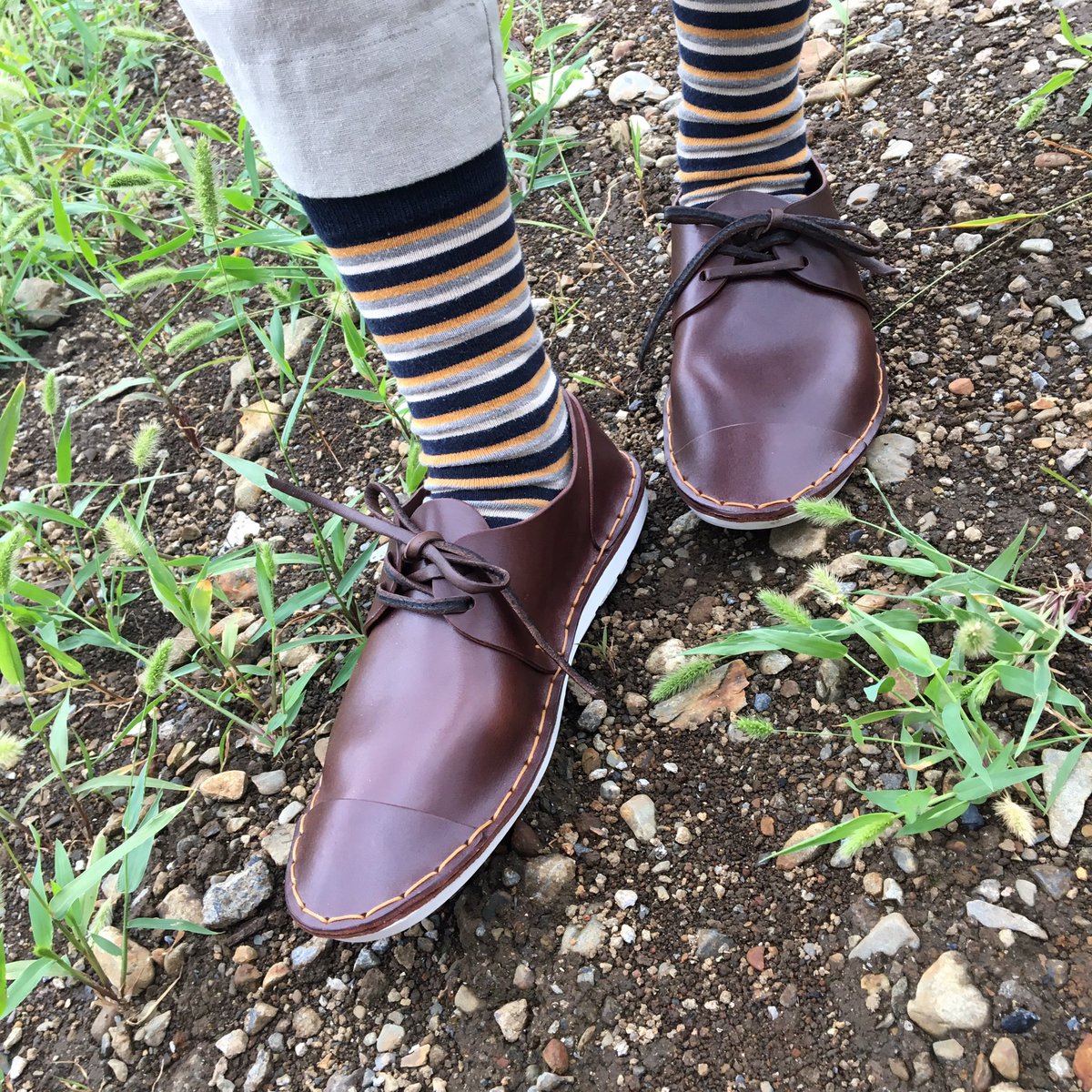 YASUO_TANAKA_'s tweet image. #loper #proef #革靴