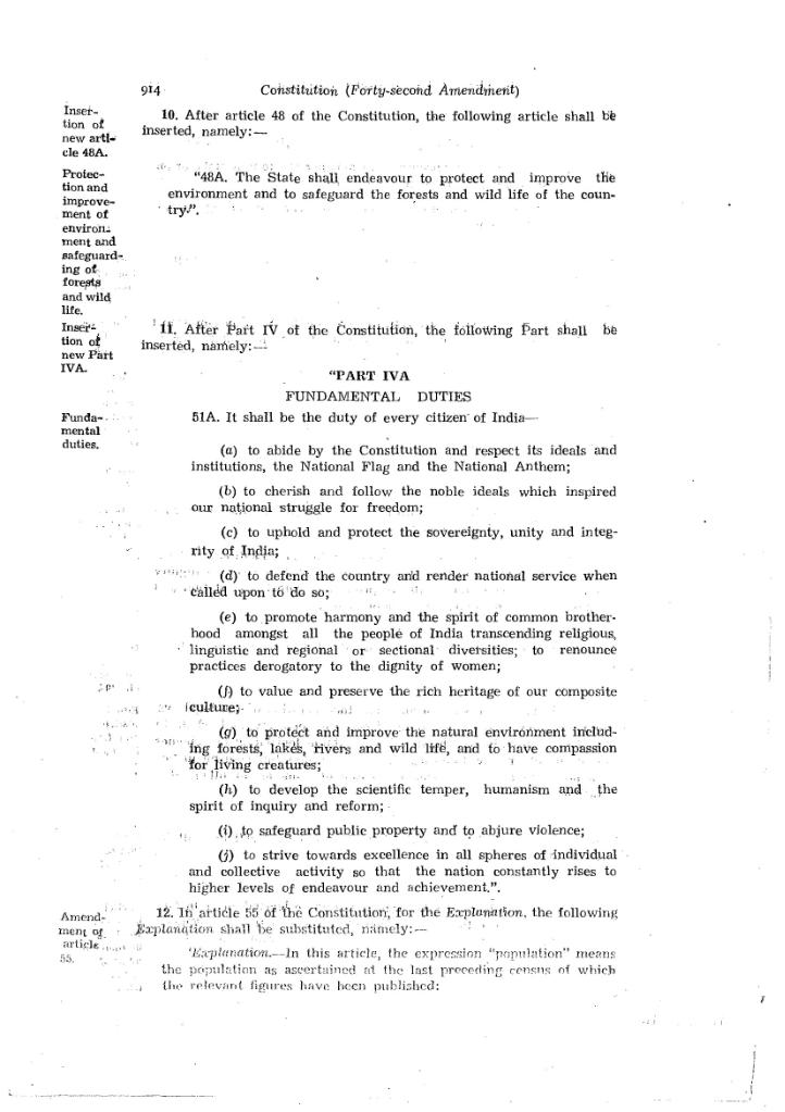 Article 51A(h) says: 'It shall be the duty of every citizen of India ... to develop the scientific temper, humanism and the spirit of inquiry and reform;' (3/n)