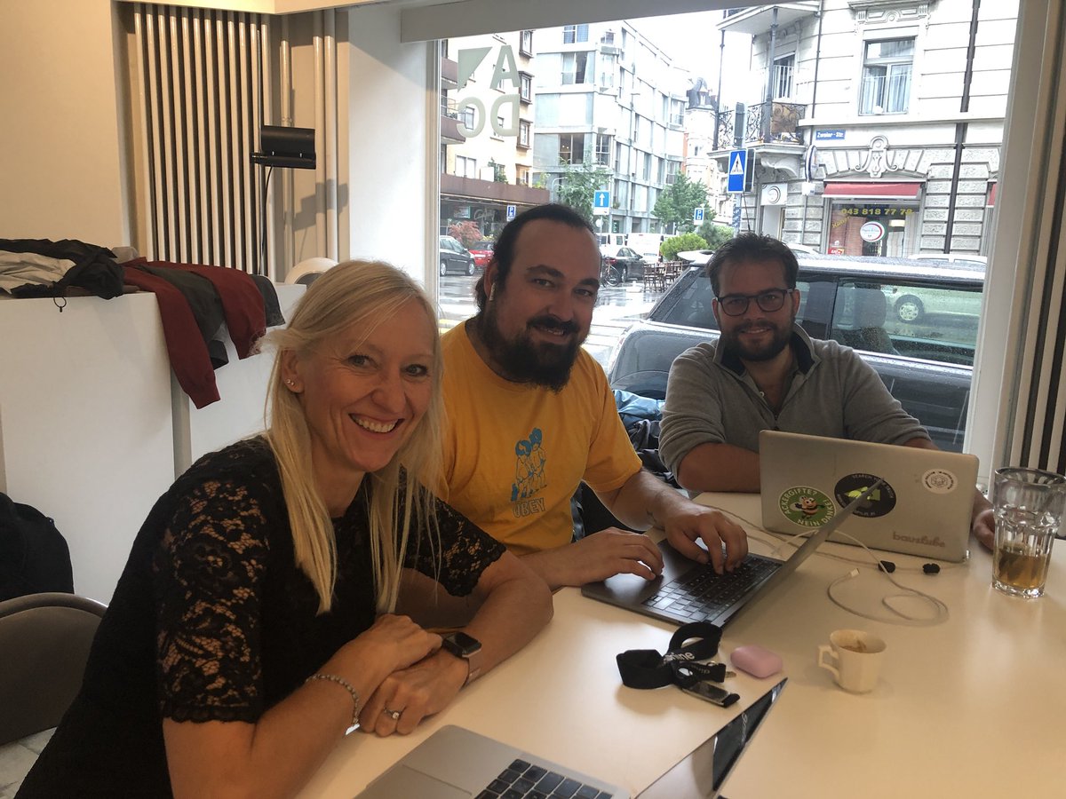 DaveHertig's tweet photo. Welcome, Silvan @neverything ! #ContentProdDay https://t.co/WPAiXaimws