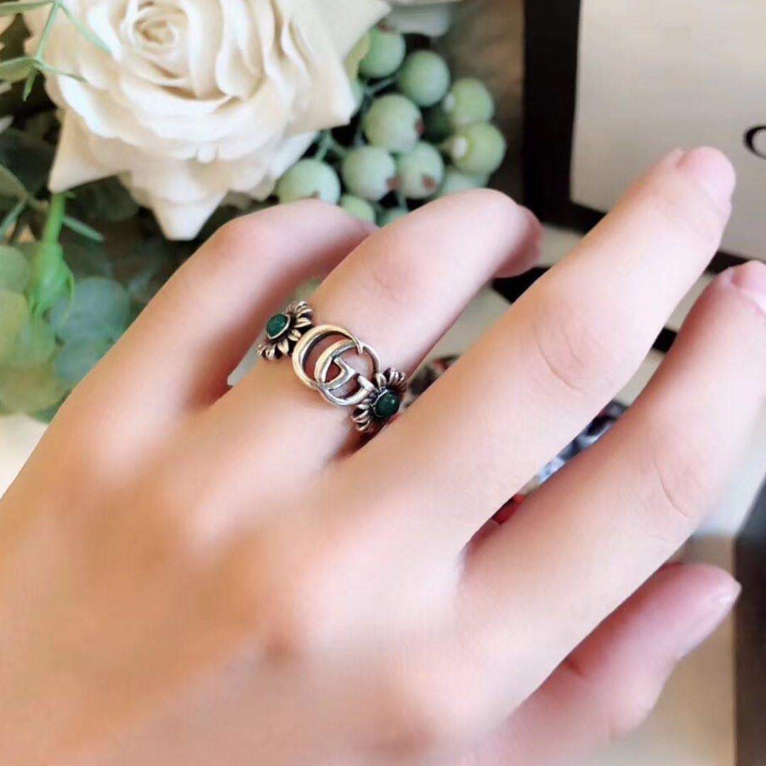 gucci ring flower