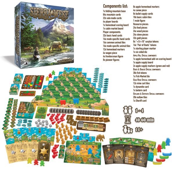 meepleydados's tweet photo. Repasando #juegosdemesa #boardgames de #gencon19 | #SierraWest emula los pioneros que viajaron a Sierra Nevada a buscar fortuna. Con cuatro módulos promete mucha rejugabilidad. El autor #JPacCantin también es diseñador de #Coloma #PorunpuñadodeMeeples #MerchantsCove #GoldFever https://t.co/byKU1GV6xp