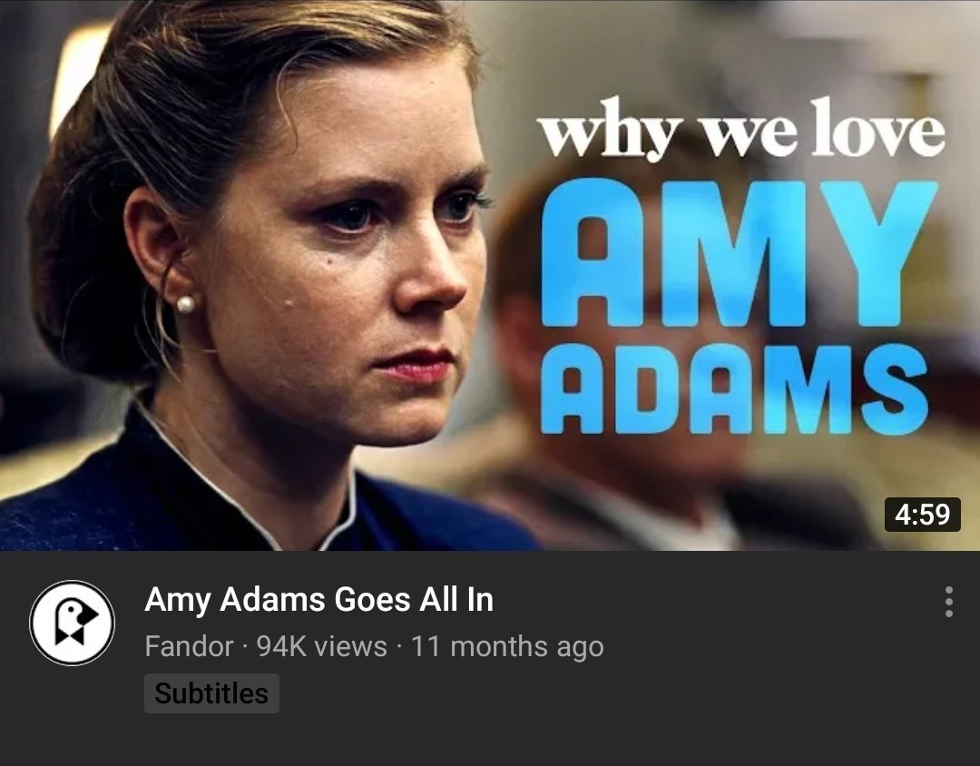 Because we should. happy birthday miss amy adams 