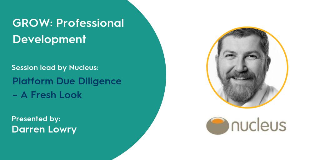 Catch <a href="/darrenlowry/">Darren Lowry</a> from <a href="/nucleuswrap/">Nucleus Financial</a> at our upcoming GROW event (12th September), where he will explore the six key elements to support your platform due diligence. 

Find out more and secure your FREE tickets here - ow.ly/Rq1L50vx2Qk

#CPD