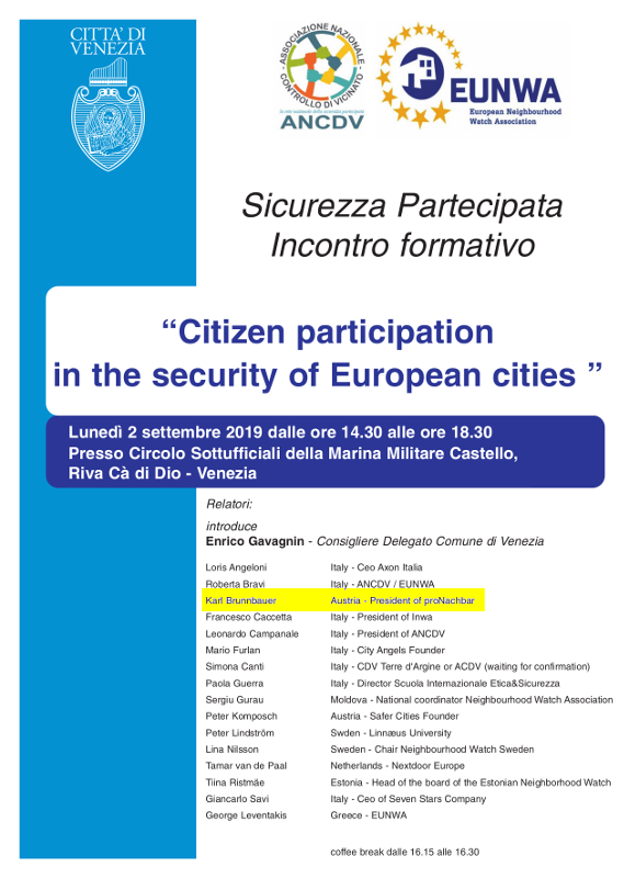 EUNWA_'s tweet photo. We are proud to announce the 5. EUNWA conference in Venice (Italy). https://t.co/9JXX2YoqtH