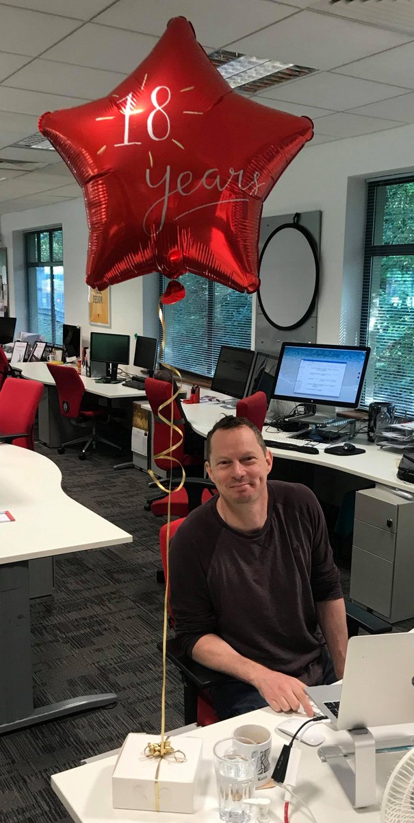 VolumeLtd's tweet photo. Today we’re celebrating our longest standing employee’s 18th work anniversary! 🥳 A big thank you to Keith who has continuously been passionate and devoted to Volume and inspires others every day!

Happy Anniversary Keith😊

#WorkAnniversary #Celebrate #LifeAtVolume https://t.co/T4UUC6oGh2