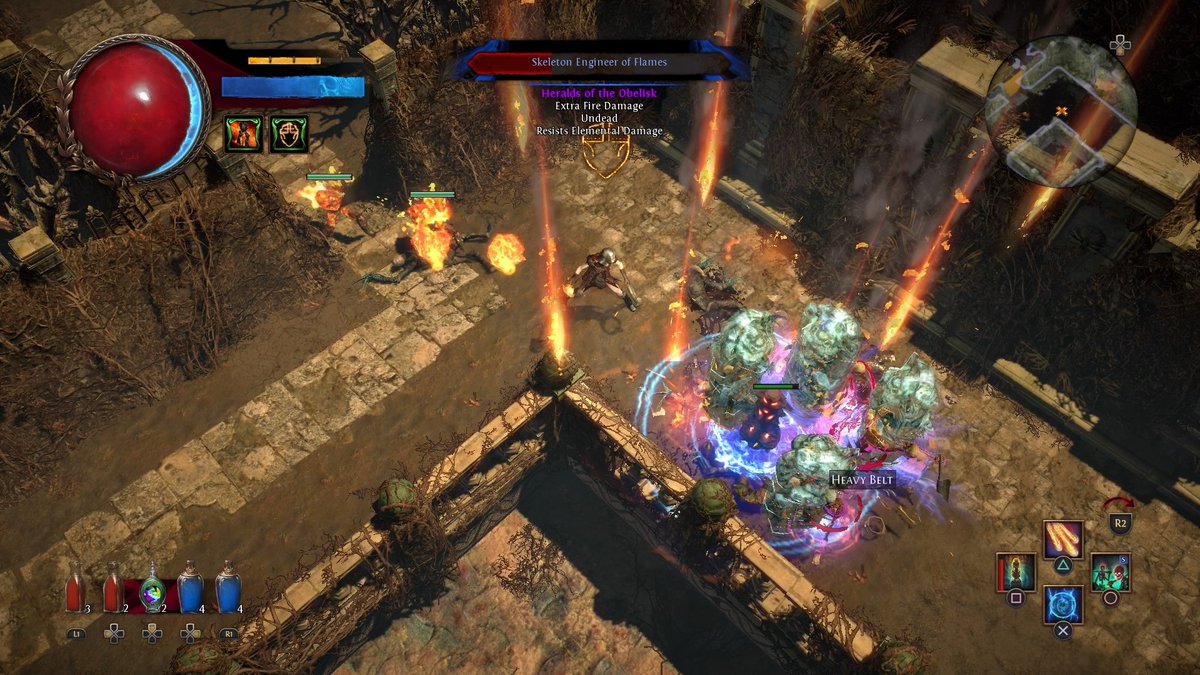 夜卜 フレに誘われて Path Of Exile をやっている Free Gameですが日本のps4ではdlできないので Euaccでポチっとな 聞いていたが 初期のディアブロか２ぽい感じ さらに奥が深い スキルツリーがパネェとか ビルドを決めてからやらんとアウト とか