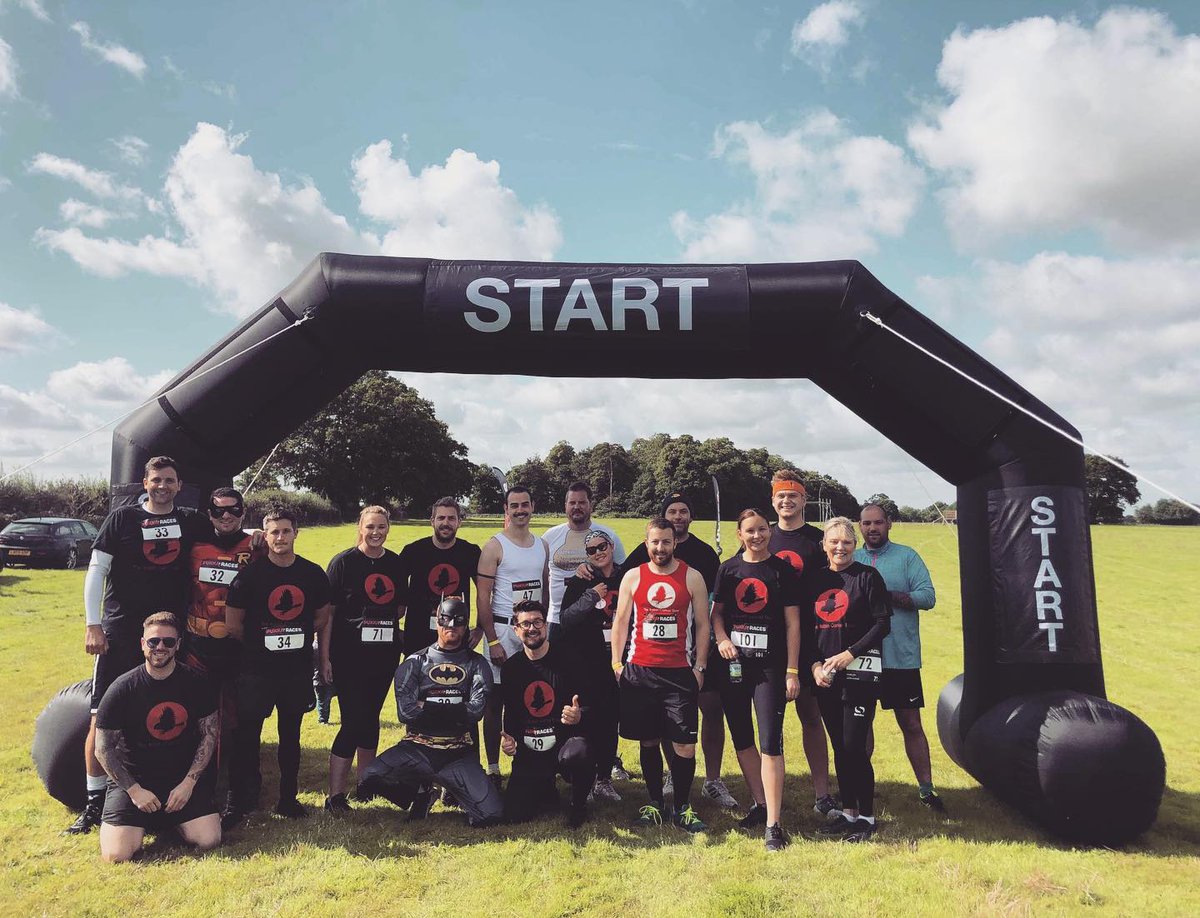 WOW! This incredible bunch took on <a href="/pukkaraces/">Pukka Races</a>
and raised £5,500+ to help fund our life-saving cancer  campaigns! 👏👏👏 Huge thanks to all our runners, volunteers &amp; marshals for making this event EPIC! 👊

(and yes, we did have Batman, Robin &amp; Freddie Mercury running for us 😂)