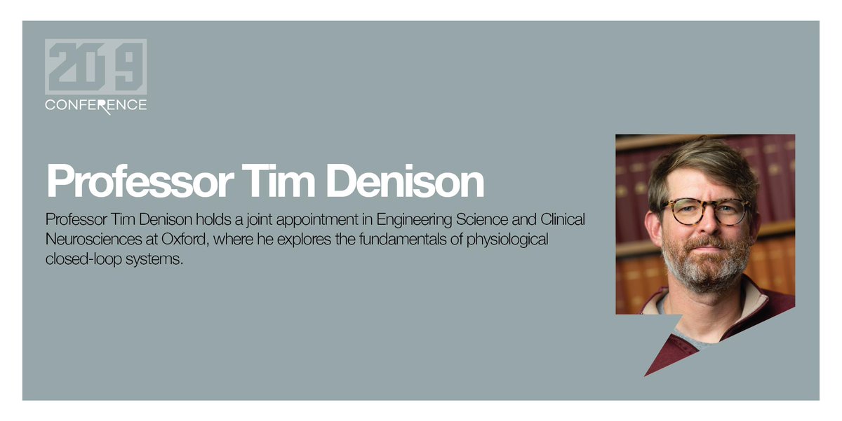 Brainbox_Init's tweet photo. Professor Tim Denison, University of Oxford, will be speaking about his exciting bioelectric medicine research at the Brainbox Initiative Conference 2019.
View the full programme here: https://t.co/e2Q6e6kSgO
#neuroscience #engineering #bioelectricmedicine https://t.co/Buym1hKYhw