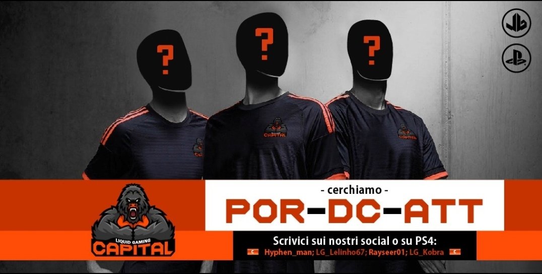 LG_Kobra_'s tweet photo. 🏠MERCATO🏠

Riapriamo ufficialmente i provini. Giocheremo nelle prossime stagioni di @VPG_Italy  e @ESLItaly . Valutiamo (GK,DC,ATT) cerchiamo per lo più giocatori con esperienza, scriveteci in privato se interessati. 

.@pctransfermarkt
.#LGCAPITAL #LIQUIDGAMING https://t.co/T8V8p1qP3R