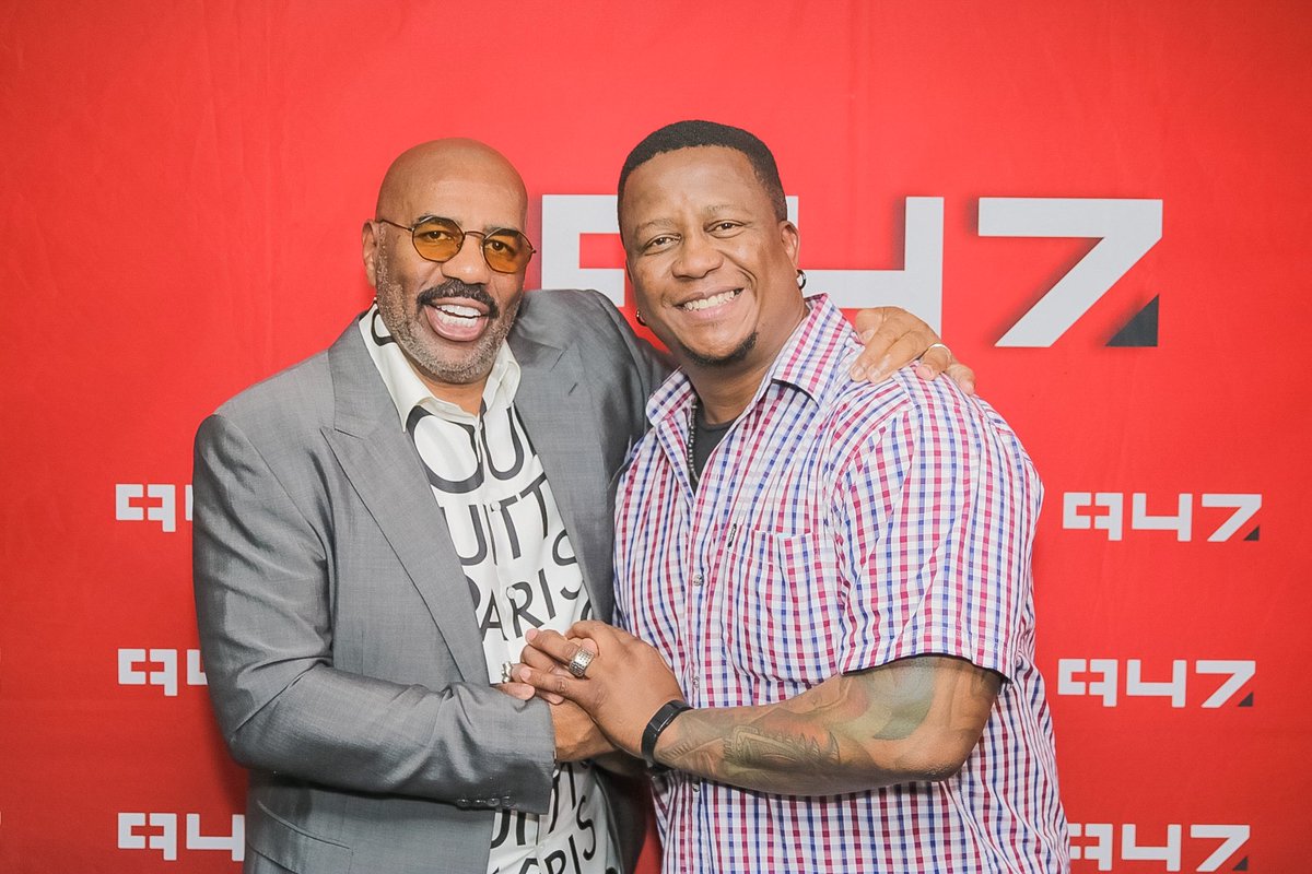 DJFreshSA's tweet photo. Today at the office.... WATCH. THIS. SPACE!!! Thanks for the love @IAmSteveHarvey!!!!  #FreshOn947 https://t.co/1sSWxsu0q3