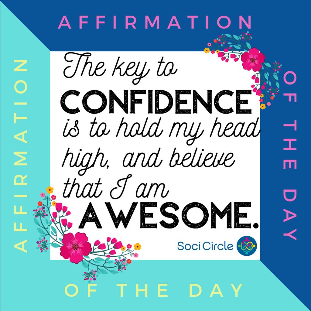 When we hold our heads high and believe we are awesome, our confidence goes up and it shows on the outside. 💛 soo.nr/cGNm
⁠
⁠
#socicircle #nobullying #empowertweens #bekind #dads #moms #parenting #confidence #homeschool #elementaryschool #backtoschool #girlpower⁠