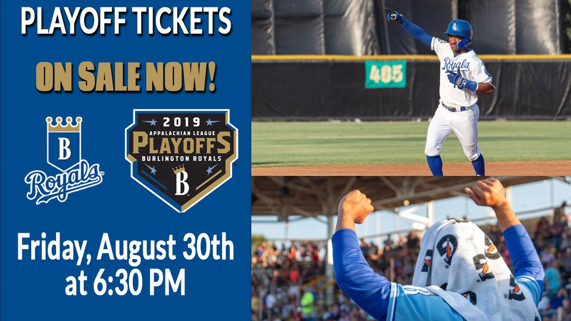 GoSockPuppets's tweet photo. Your 2019 Burlington Royals will be home for the playoffs for the first time since 2016 this Friday, August 30th!
Get tickets here: https://t.co/oujOSZKLJg https://t.co/0qk7xm9Qna