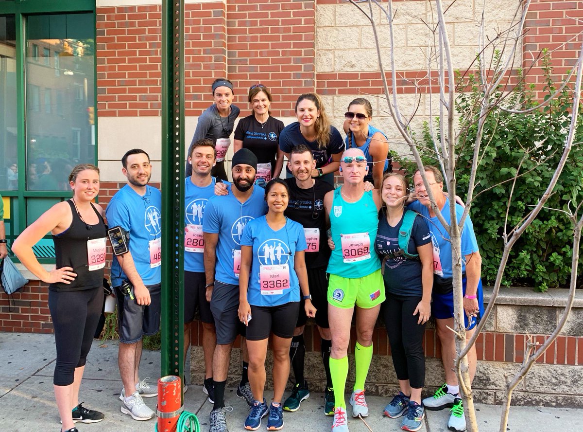 IBX's tweet photo. Our #IBXBlueStreaks couldnβt have asked for better weather as they ran in @PhillyRun. Congrats to all who participated! ππ #FearlessFit #ThePhilly10k https://t.co/b3mQHP6v4L