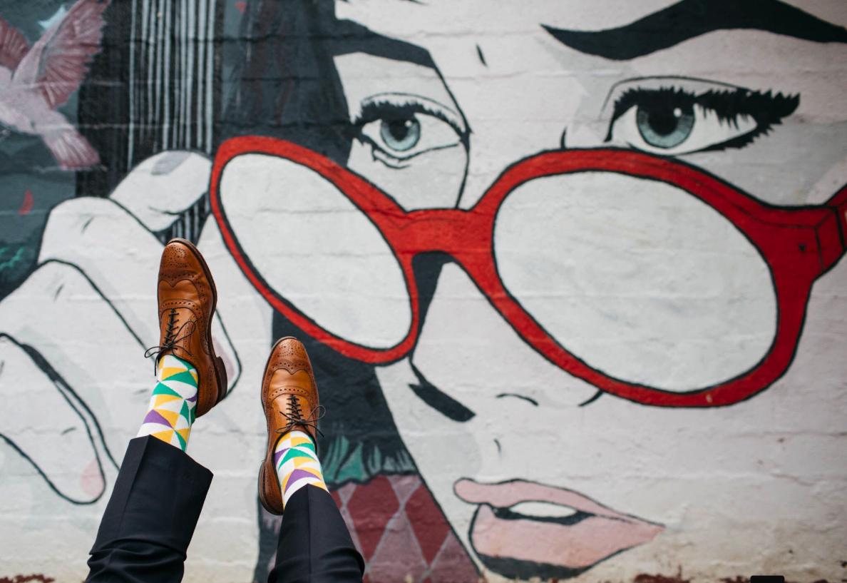 SockFancy's tweet photo. When the socks are so fresh you can't help but 👀 #feedyourfancy https://t.co/iAZwUESykO