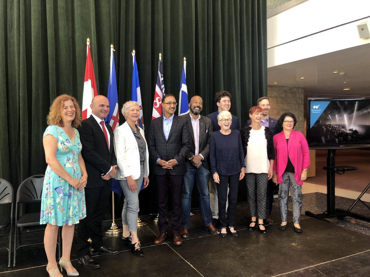 R_Boissonnault's tweet photo. The @winspearcentre is a vital artistic hub in #yeg, bringing joy to patrons through world-class performances that inspire us all. Today's investment of $18M will help this cultural gem expand, enhance its programming and receive the refresh that it deserves. #HereForYeg https://t.co/9pjVH1QTCA