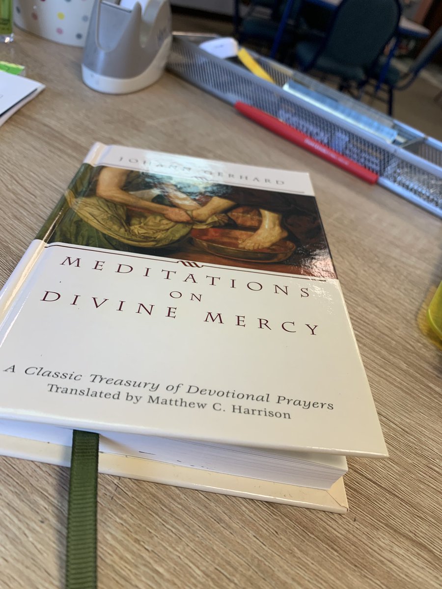 pamcarlsongugel's tweet photo. First day of the school year; starting it with a little Gerhard, some Joy and a lot of coffee. #quietstart #divinemercy #lutheran #teacher #letsgo! https://t.co/Ujh1sHn8yd