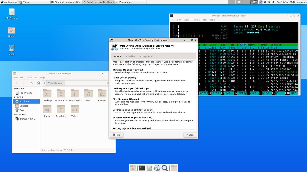 LinuxScoop's tweet photo. What's New in Xfce 4.14 Desktop https://t.co/m8TBEGpt4L @xfceofficial #xfcedesktop #xfce #linux #opensource #desktop https://t.co/okJtejBCyh