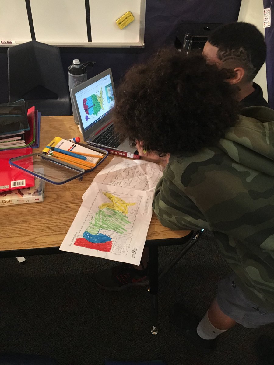 power_stone10's tweet photo. We are learning about regions and places in the United States! https://t.co/ggk6Y9DPV2