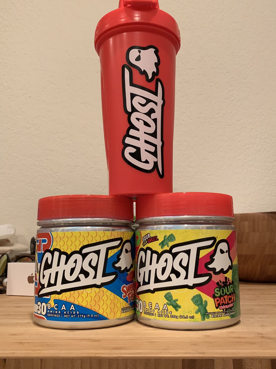 Rockstar6188's tweet photo. “That’s delicious” New Ghost supps arrived yesterday. Tried the sour patch watermelon this morning. First thought was “That’s delicious” and proceed to chug the rest. #ghost #ghostlife #ghostlifestyle @GhostLifestyle https://t.co/RdhhiBHVJY