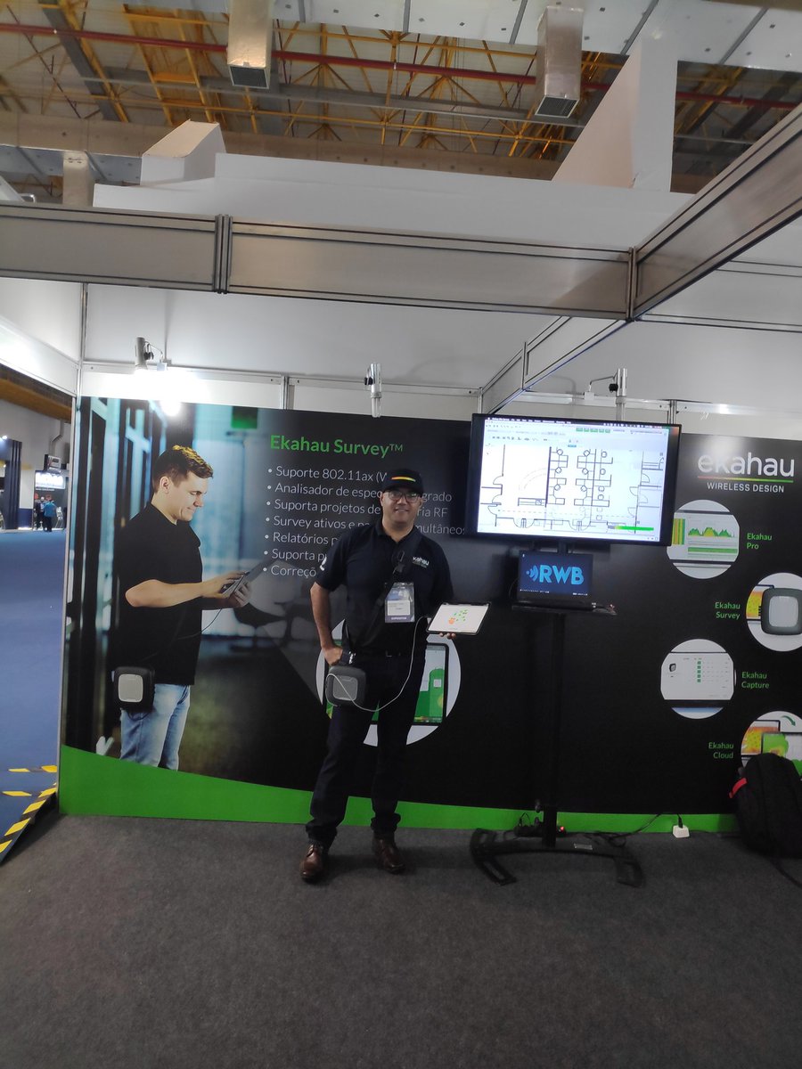AlexandreVianna's tweet image. Netcom2019 #ekahau #RWB_Wi_Fi #l3software