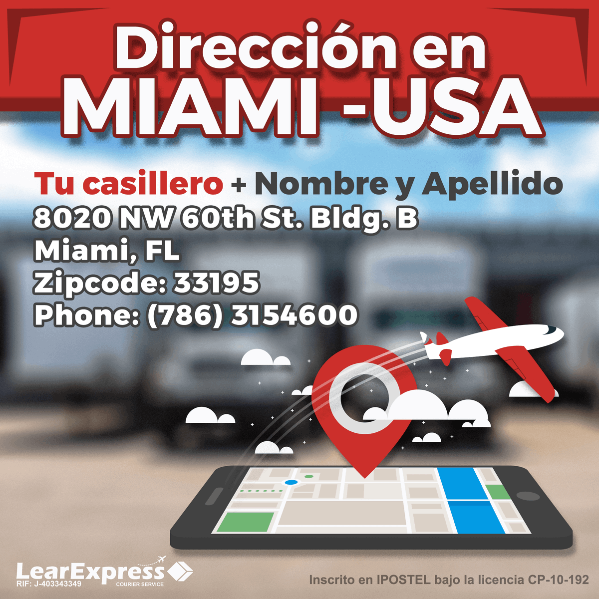 LearExpress_Ve's tweet photo. Esta es la dirección de nuestro almacén, donde recibimos tu paquetería para ser enviada #Venezuela: https://t.co/S5vPTd4ErU

#LearExpress #LearTips #Aereo #Maritimo #Envíos #Courier #Paquetería #Aéreo #Envíos #Prealerta #Miami https://t.co/z3aMiSKVEx