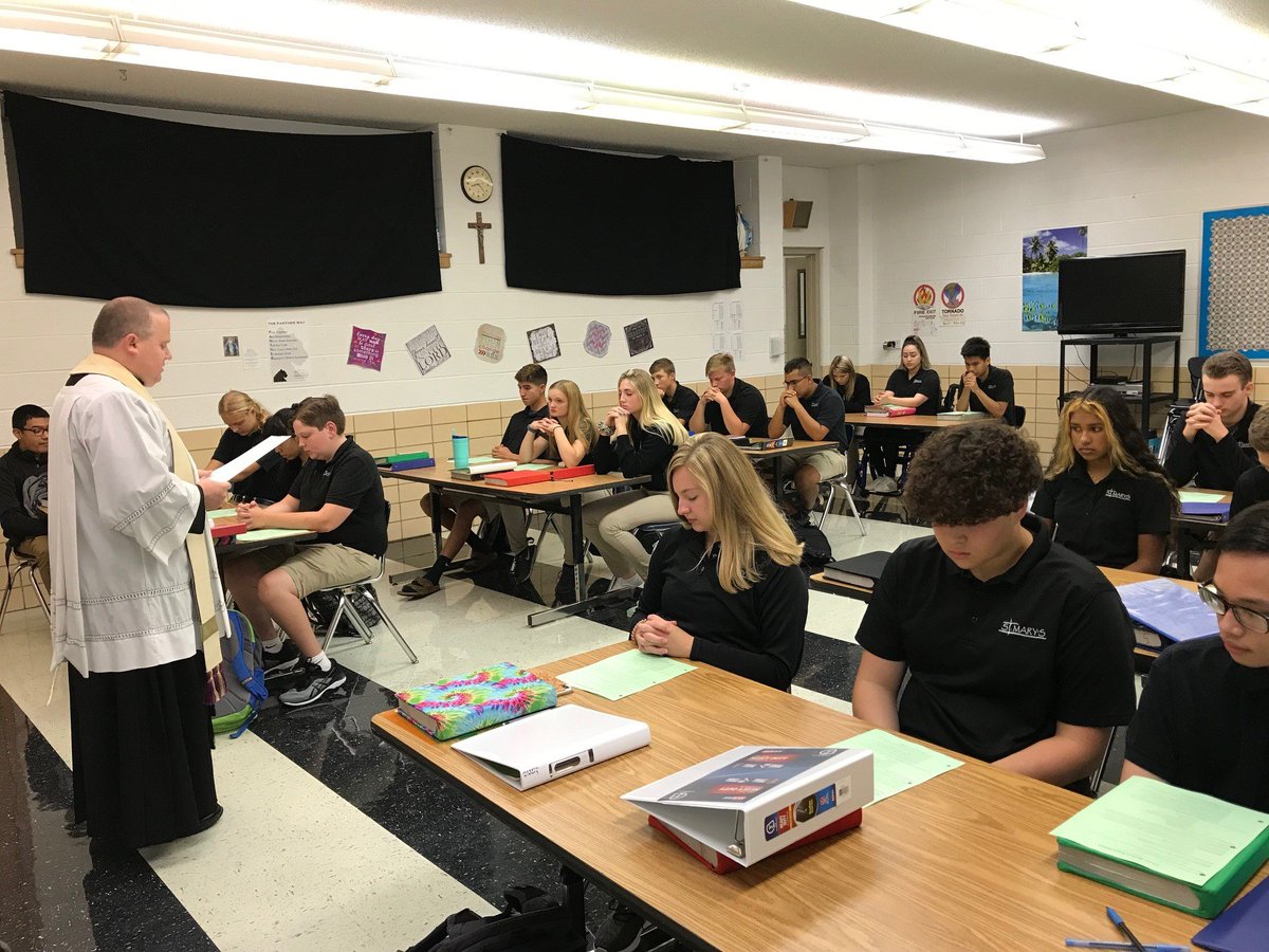 St. Mary's School is enjoying a 5.6% net increase in enrollment for the 2019-20 school year! Aren't you happy you chose St. Mary's School? #thepantherway