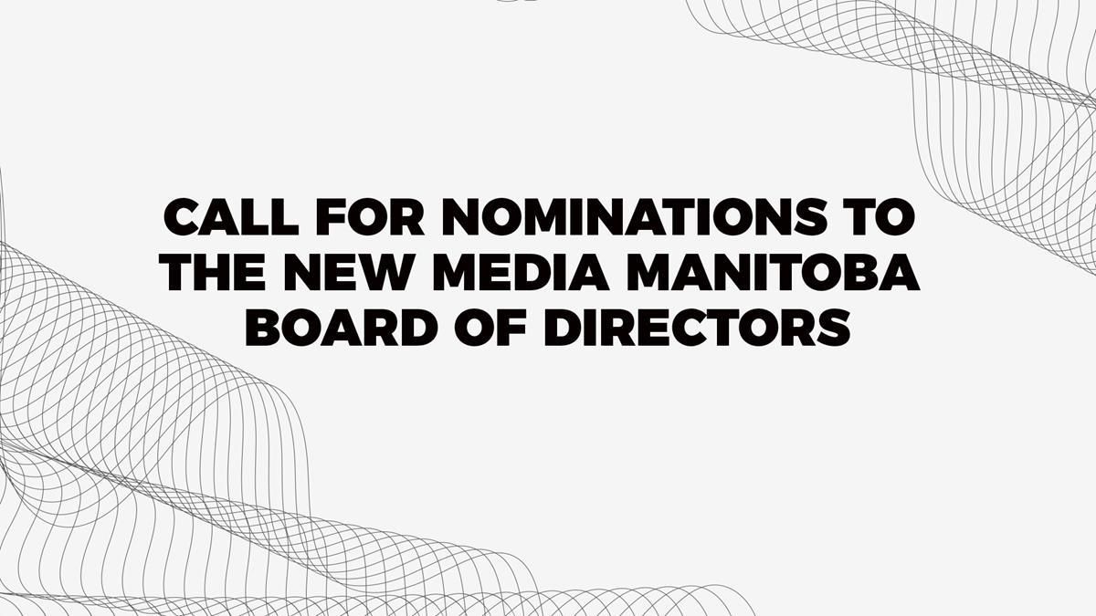 NewMediaMB's tweet photo. CALL FOR NOMINATIONS
The Nominating Committee is now accepting candidates to serve on New Media Manitoba’s Board of Directors for a two-year term.
Deadline to nominate or apply is September 18!
https://t.co/G1G9kH1QSV
#manitoba #manitobatech #digitalinnovation #winnipegtech https://t.co/1E6lQWrfTX