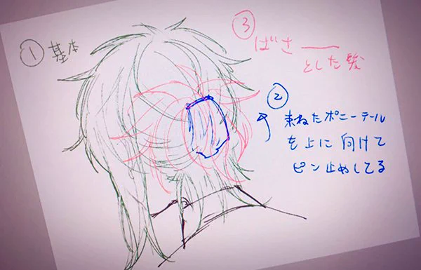峰雄先輩後ろの髪結構長いからね…? 