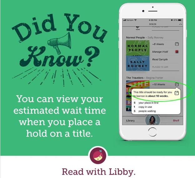 Fortville_Lib's tweet photo. Love e-books and audiobooks?  Then you need to try Libby!
https://t.co/oJWRdpQR2o 
#meetlibby #ebooks https://t.co/S6dvDW2rIh