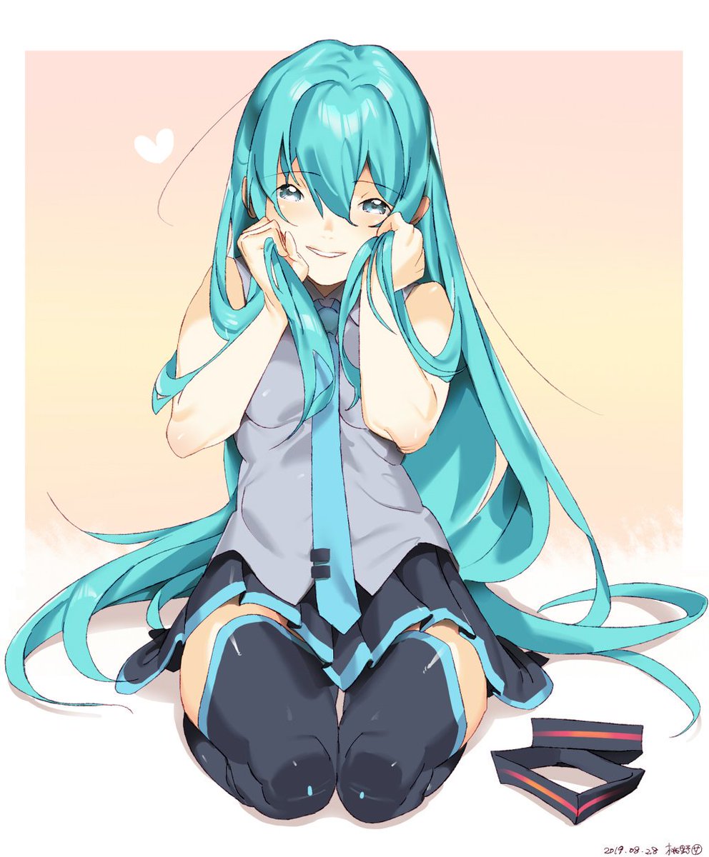 桃野サオ 髪下ろしミクしゃん 初音ミク 桃野サオ 髪下ろしミクしゃん 初音ミク