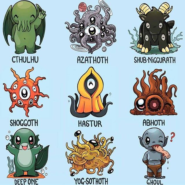 WordOfCthulhu's tweet image. Another handy guide, helpful for any novice getting into Lovecraftian stories.