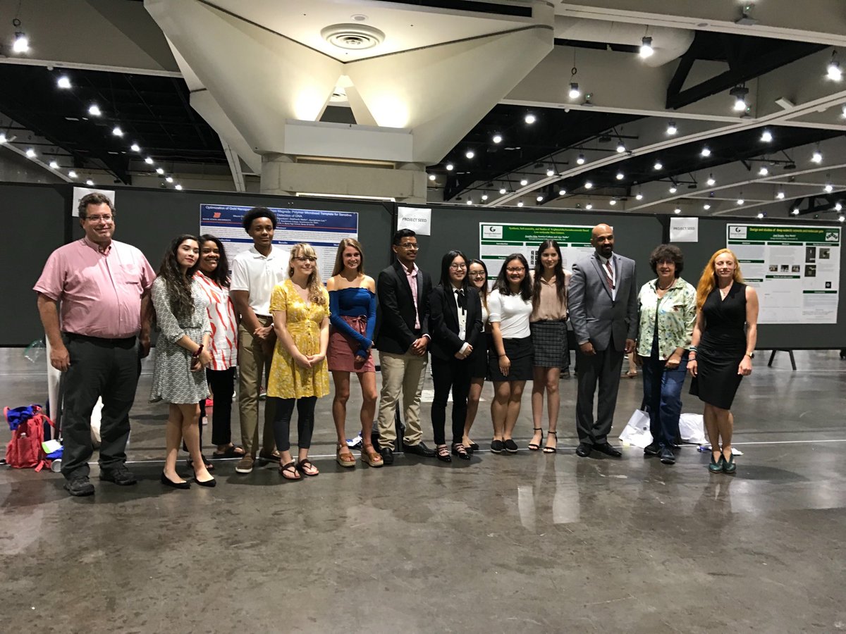 ProjectSEED students with their Mentors and Coordinators at Sci-Mix #Science #Chemistry #Research #ACSProjectSEED #ACSSanDiego #Sci-Mix