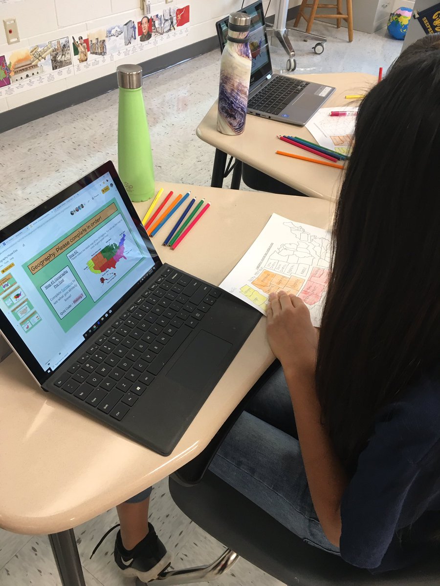ClassicSassak's tweet image. 7th Grade History Ss @BAM_MS_Official working both independently and collaboratively on their first PL activity of the year on the Geography unit. #the5Cs. #bamyr3