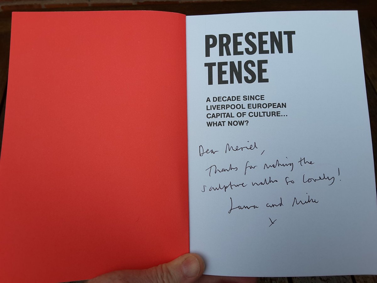 #BankHolidayReading #PresentTense : 10 years after #EU #CapitalofCulture - what now ? @TheDbleNgtve Very readable and interesting. Can complete the sculpture walk in the sun ! @denisecourcoux Thank you !