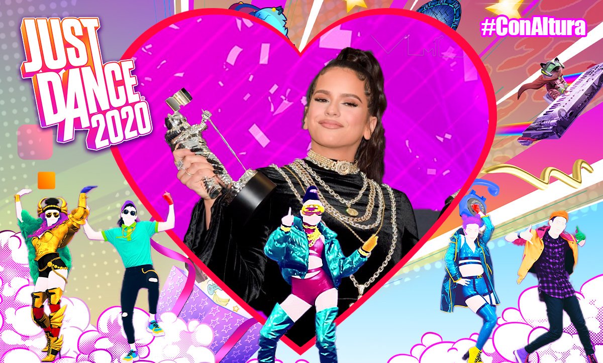 Ubisoft_Spain's tweet photo. Muchísimas felicidades a @rosaliavt por ese merecidísimo premio en los MTV Music Awards, “Con altura” mejor video latino. La primera artista española en conseguirlo. Y como no, ¡estará en Just Dance 2020! #SoyJustDancer #JustDance2020 #ConAltura #Rosalia https://t.co/yo8AgkXvql