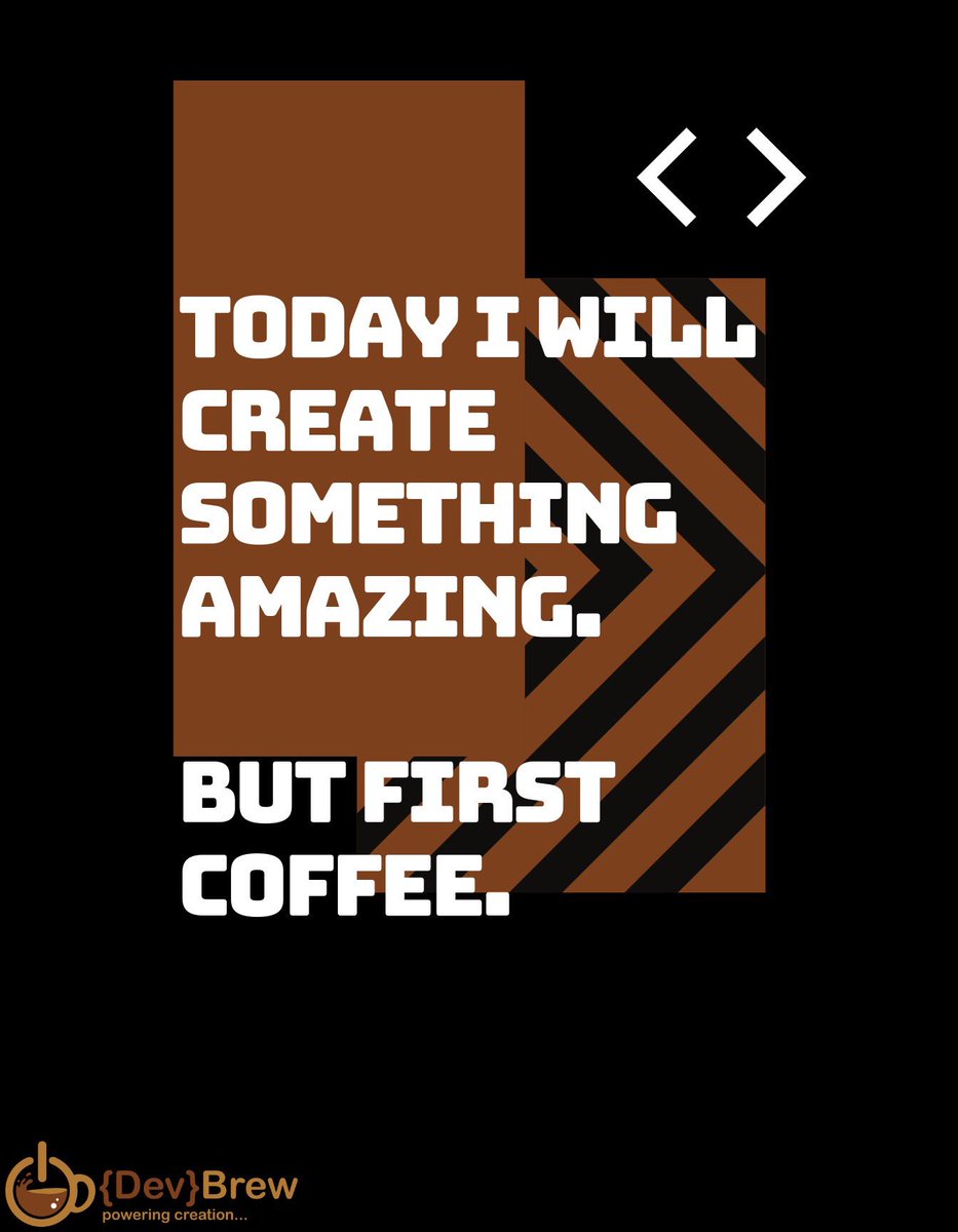 devbrewcoffee's tweet image. What are you creating today?
.
.
.
.
#devbrewcoffee #devbrew #devs #dev #developers #software #softwaredeveloper #devops #c #java #ios #android #php #mobiledev #webdev #coffee #coffeebeans #coffeeaddicts #butfirstcoffee #coffeecup #bestcoffee #coffeeshop #coffeelovers