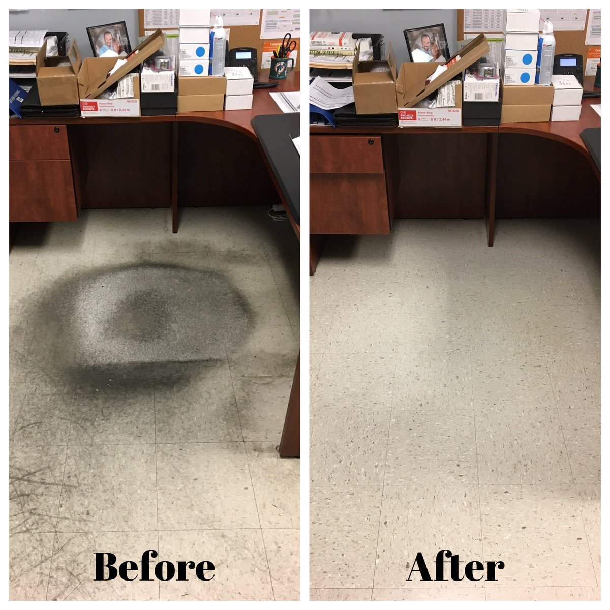 ExtClean's tweet photo. An amazing strip and wax floor recovery! Our team gets it done again. https://t.co/ph80zzdPhn