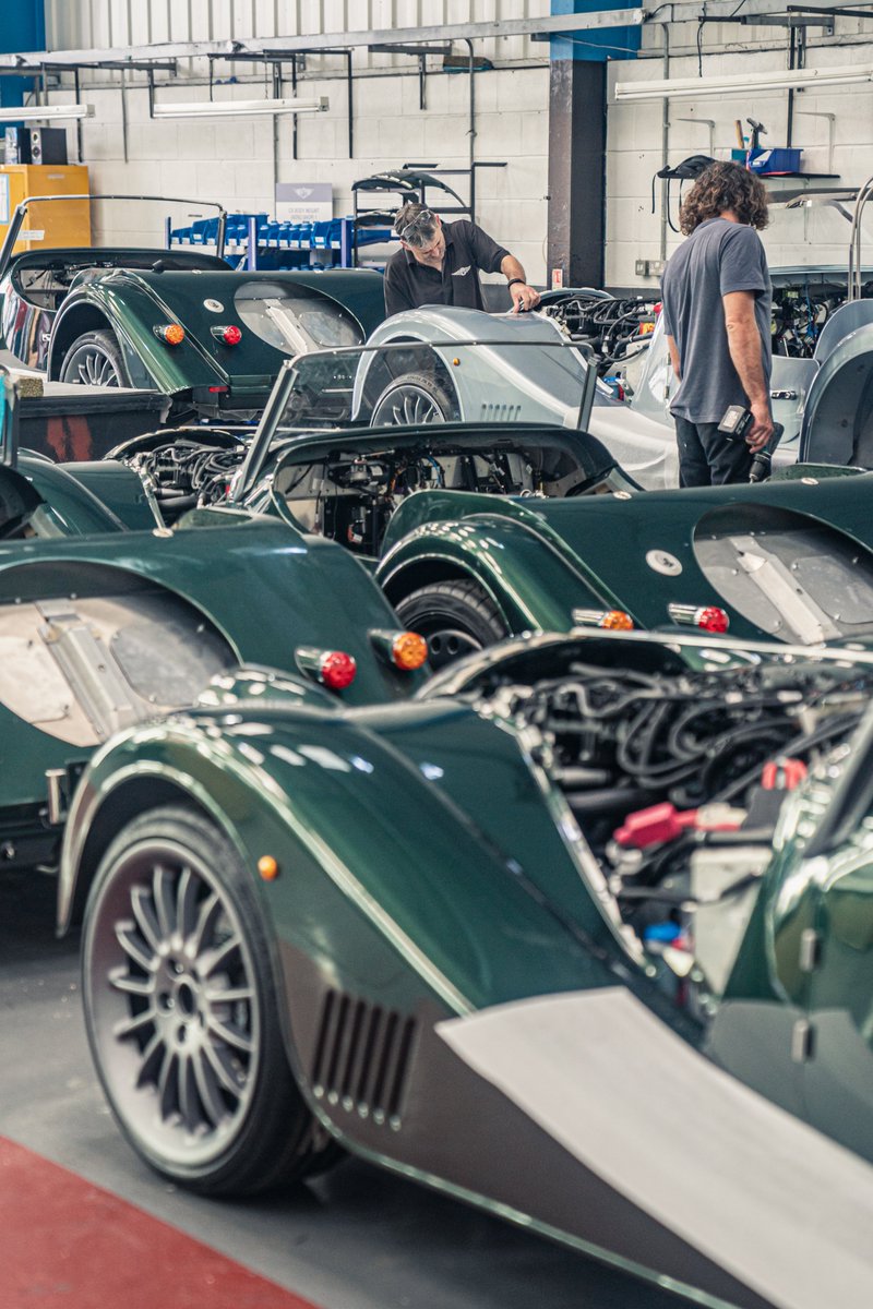 morganmotor's tweet photo. A combination of craftsmanship and technology, we are excited to witness continued growth at Pickersleigh Road as we increase production to manage Plus Six orders. Discover more about the Plus Six at https://t.co/n5naBHEPBO #PlusSix #Morgan110 #InsideMorgan https://t.co/B9qeAlancc