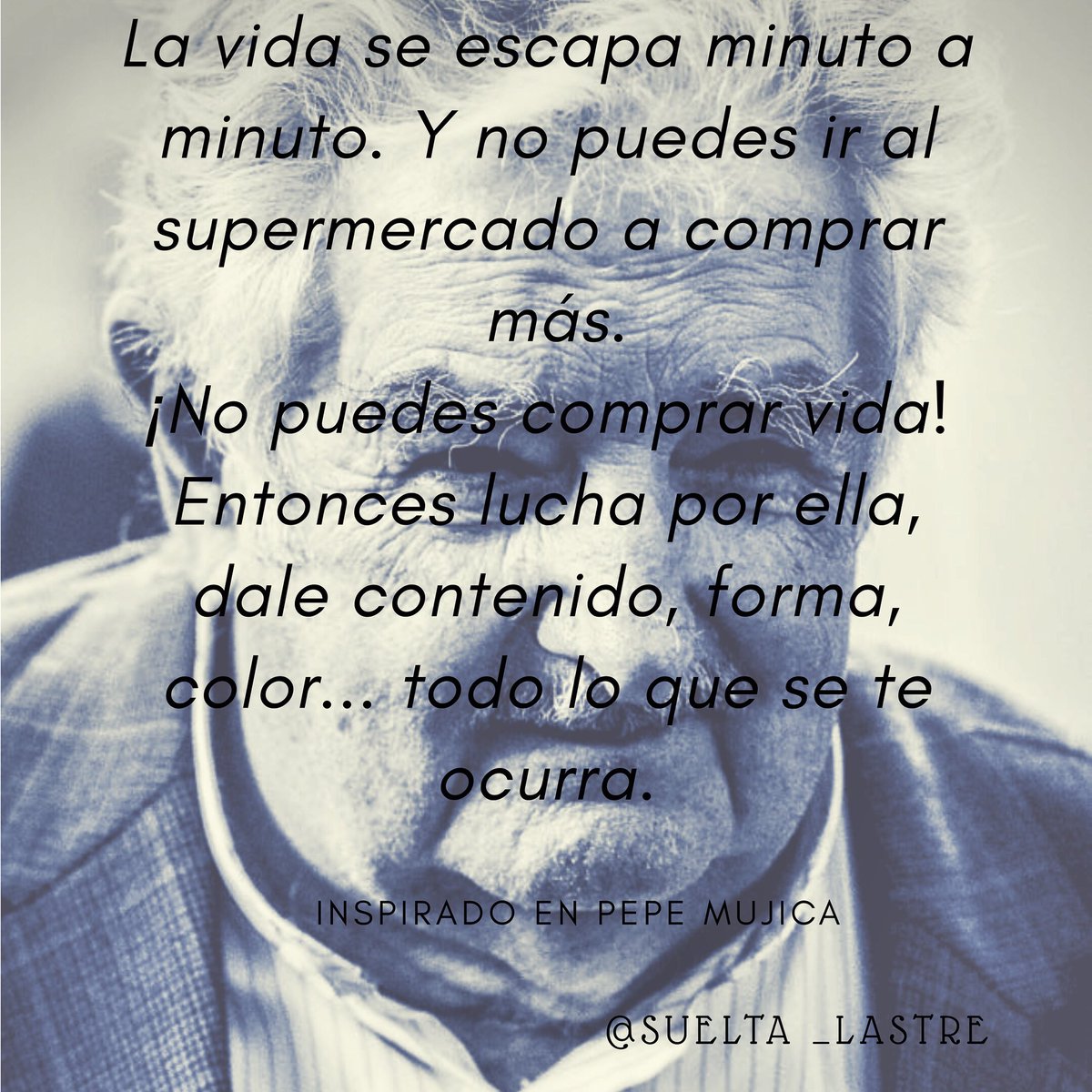 Lecciones de vida para cada día...
#disfrutadelproceso #coaching #crecimientopersonal #desarrollopersonal #mejoraconstante #kaizen #netkaizen #sueltalastre #pepemujica