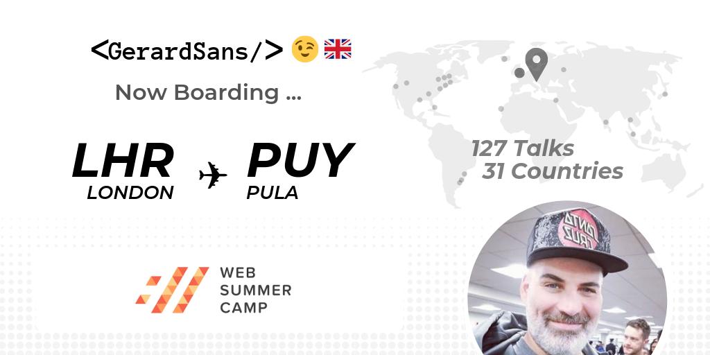 gerardsans's tweet photo. Yay! After Brazil and Uruguay now going to Croatia to share how to build a fullstack serverless app using #AWSAmplify #GraphQL and #Vuejs. This will be the first workshop ever using all together for #websummercamp!

#vuejs #graphql #serverless #websc ✨🚀 https://t.co/LW9nCIUgQV