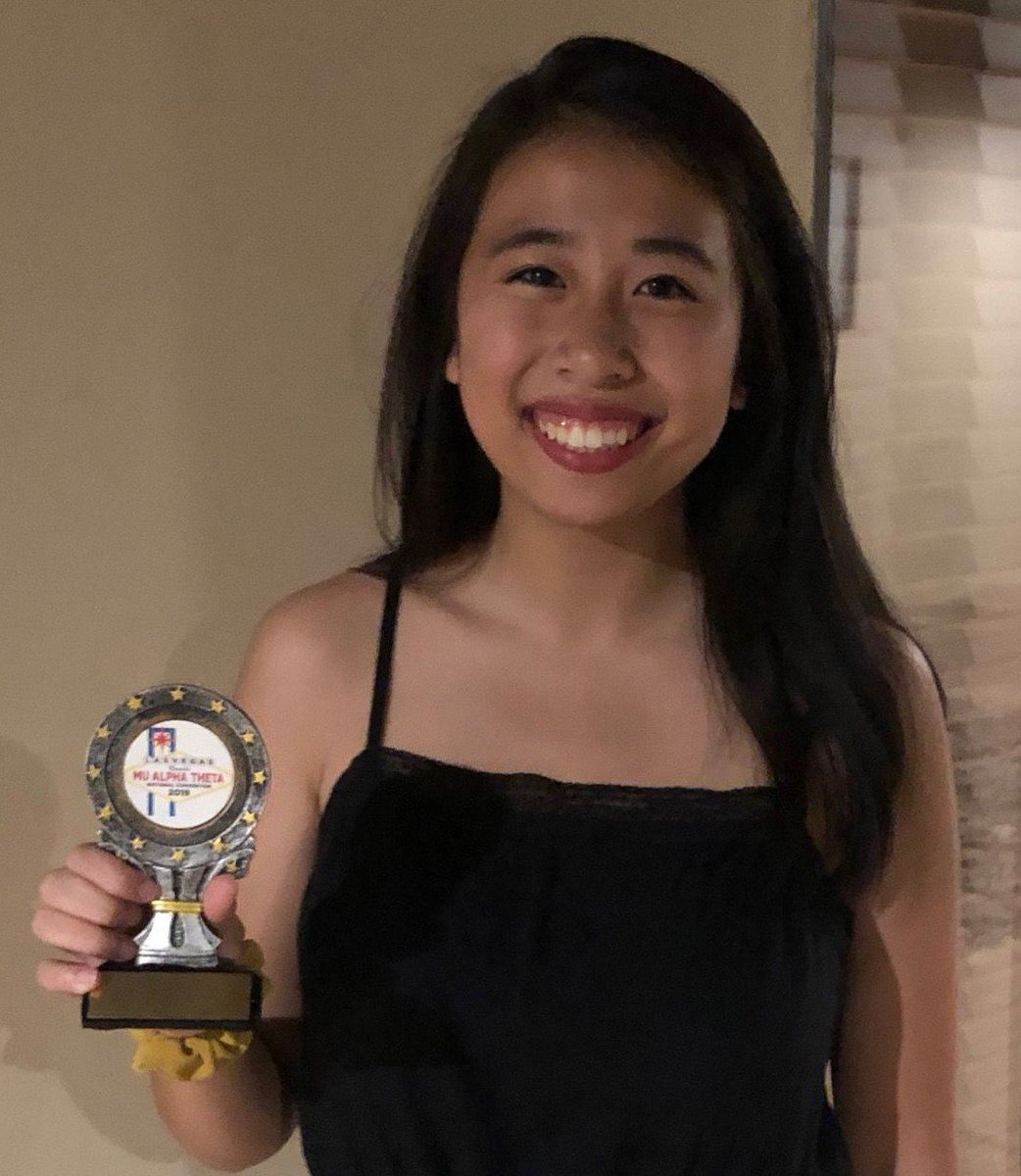 chilestwolves's tweet photo. Congrats to our Mu Alpha Theta team who placed 3rd in the nation over the summer. Victoria Yang won 1st place (National Champion) in the area of Chalk Talk for the Mu Division.
Be sure to congratulate her. #TWolvesProud
@LeadTimberwolf @LeonSchools @ChilesPTO #Tallahassee https://t.co/iAQn2br3L1