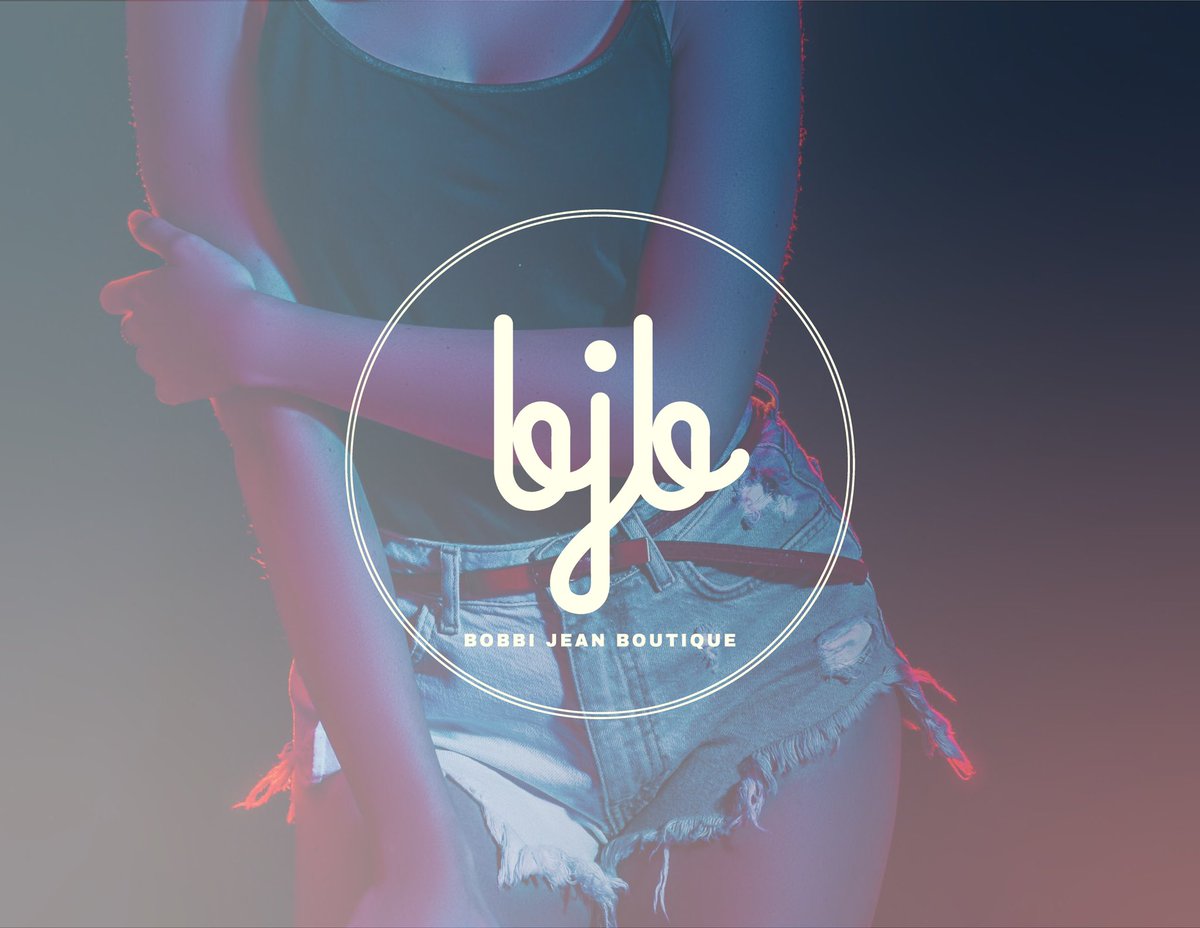 ColeHamelDesign's tweet photo. Logo design for Bobbi Jean Boutique. https://t.co/ADjB4ebYUF