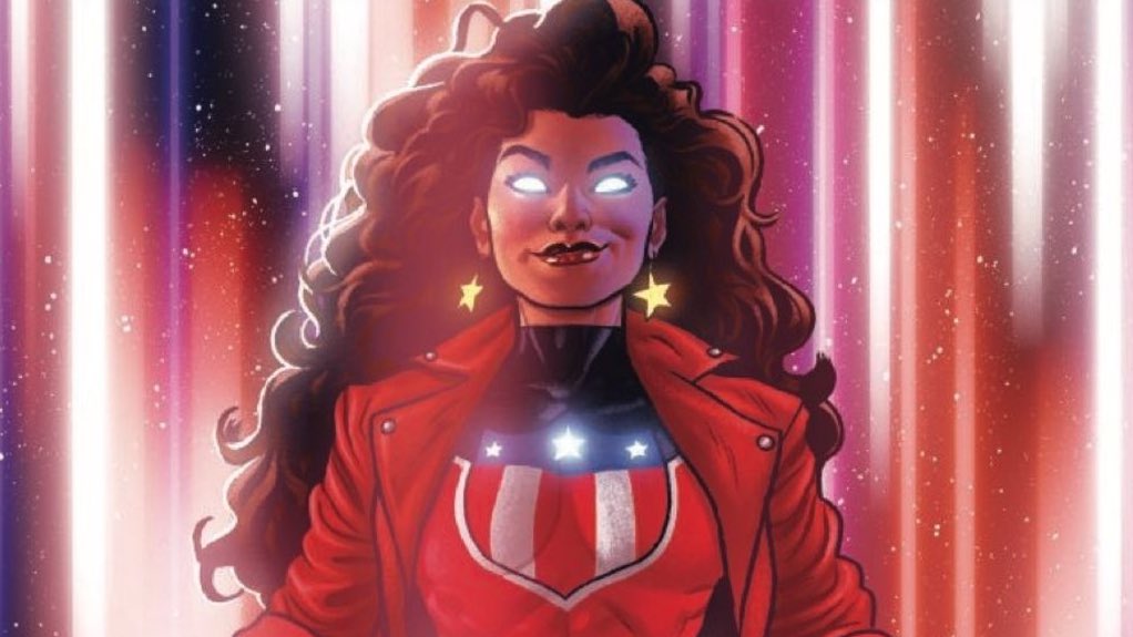 MoreDisneyPlus's tweet photo. Marvel is developing a ‘MISS AMERICA’ series for Disney+. Miss America is most recognized as the lesbian Latina teen, America Chavez, who has super strength and can access portals. https://t.co/OwA23zs1MD