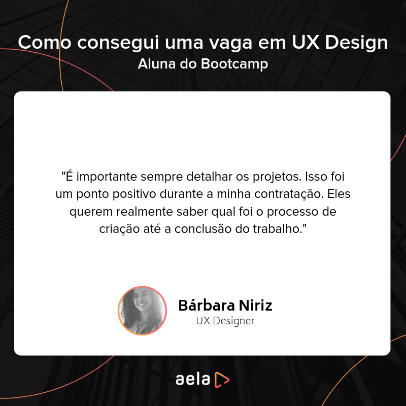 aelaio's tweet photo. Bárbara atua como #LeadDesign, mas antes dessa vaga, era estagiária de Design Gráfico. Confira as dicas que ela deixa para quem também está nesse processo. Leia aqui: https://t.co/yNF0f0B9nm
Participe do Workshop "Migrando para Product Design (#UX/UI)": https://t.co/uE1CMfvf9k https://t.co/ANKKswoBuJ